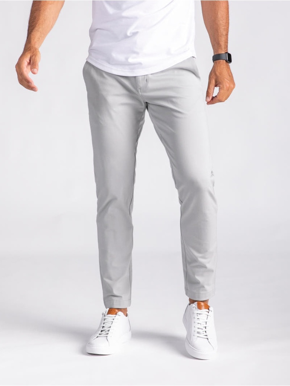 BYLT Basics Light Gray Slim Chinos 38 x 30